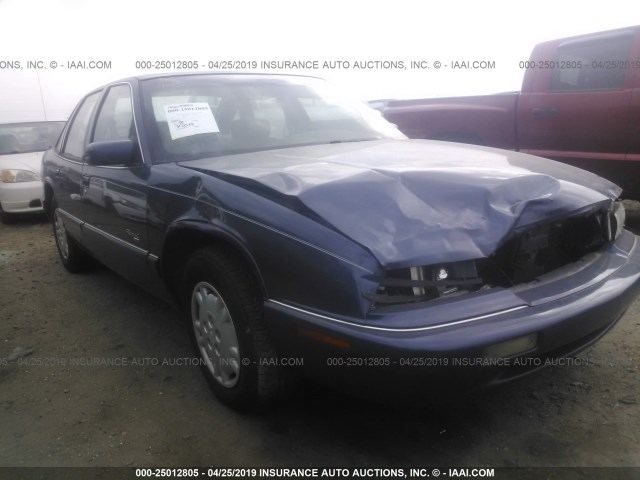 2G4WB52M2T1481522 - 1996 BUICK REGAL CUSTOM BLUE photo 1