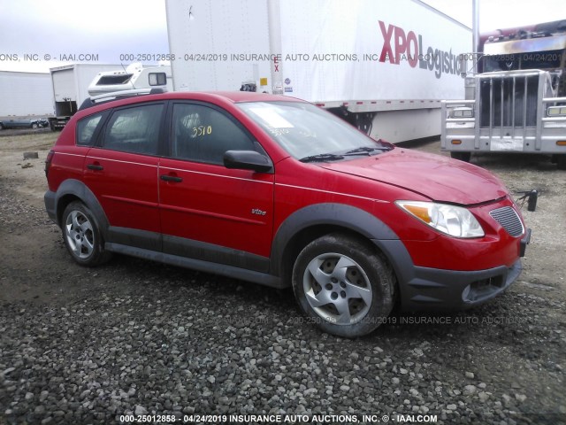 5Y2SL63865Z469889 - 2005 PONTIAC VIBE RED photo 1