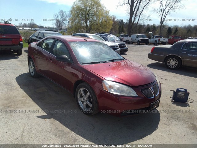 1G2ZH57N694100807 - 2009 PONTIAC G6 GT RED photo 1