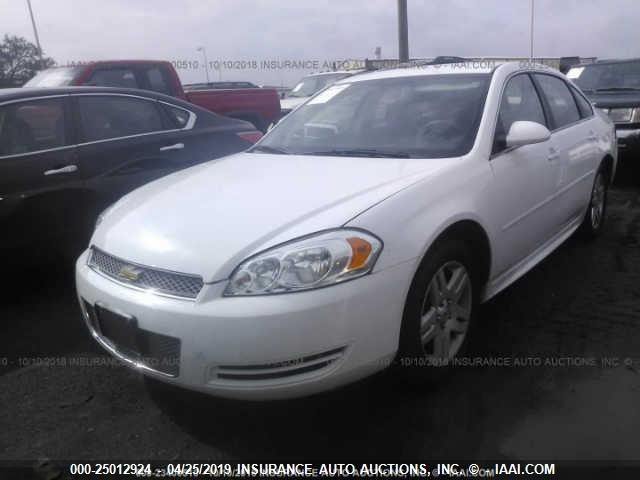 2G1WB5E39G1146747 - 2016 CHEVROLET IMPALA LIMITED LT WHITE photo 2