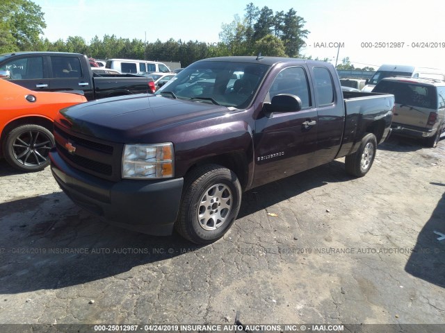 1GCEC19X38Z184232 - 2008 CHEVROLET SILVERADO C1500 MAROON photo 2