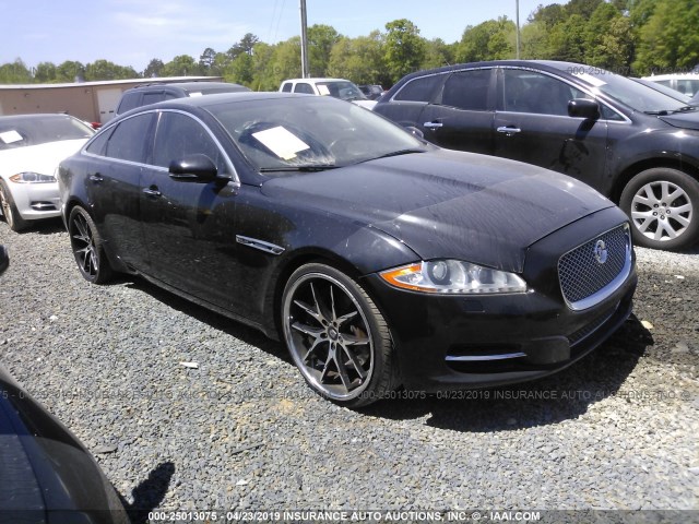 SAJWA1GE4BMV09309 - 2011 JAGUAR XJ SUPERCHARGED BLACK photo 1