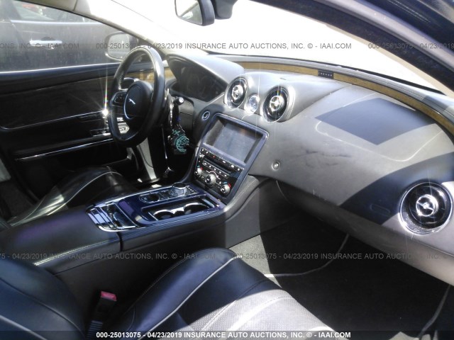 SAJWA1GE4BMV09309 - 2011 JAGUAR XJ SUPERCHARGED BLACK photo 5