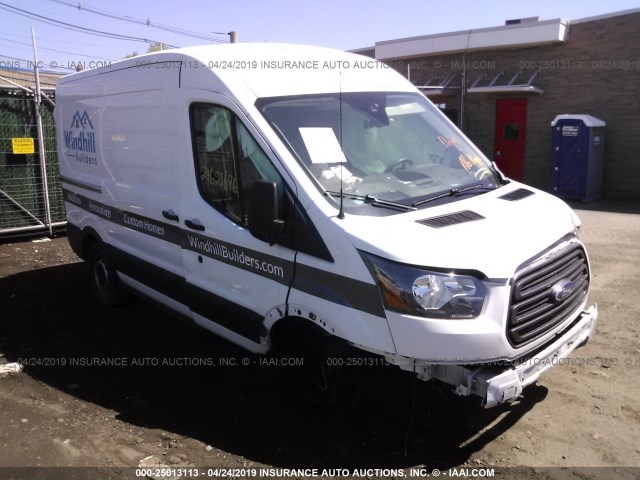 1FTYE1CM2HKA22574 - 2017 FORD TRANSIT T-150 WHITE photo 1