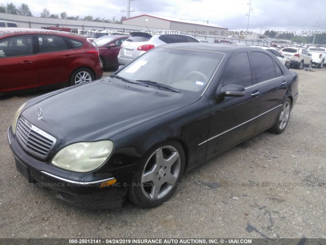 WDBNG70J5YA098613 - 2000 MERCEDES-BENZ S 430 BLACK photo 2