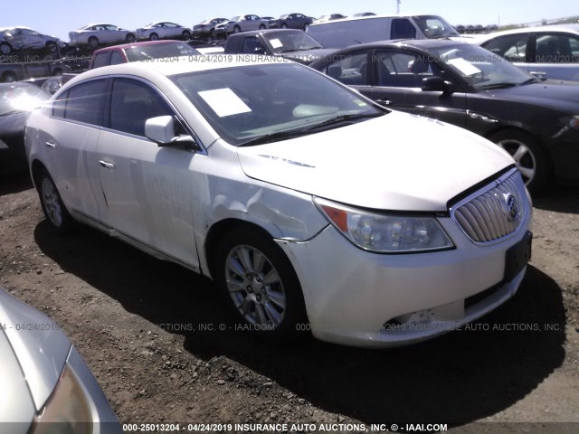 1G4GB5GG3AF245071 - 2010 BUICK LACROSSE CX WHITE photo 1