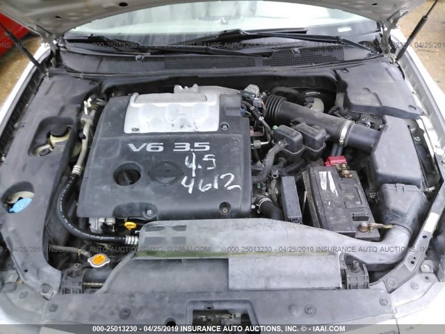 IN4BA41EX7C822049 - 2007 NISSAN MAXIMA SE/SL SILVER photo 10