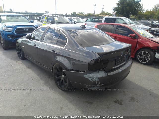 WBAVB33586AZ86533 - 2006 BMW 330 I GRAY photo 3