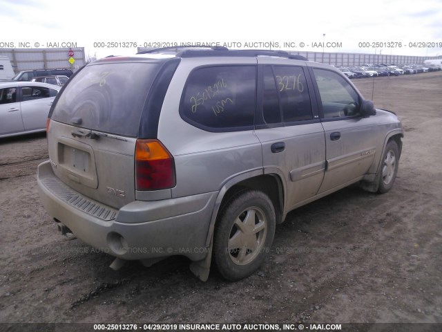 1GKDT13S832280792 - 2003 GMC ENVOY SILVER photo 4