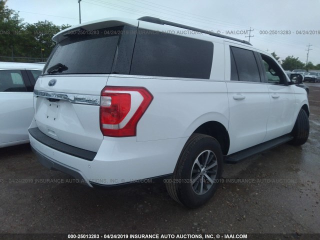 1FMJK1HT6KEA20399 - 2019 FORD EXPEDITION MAX XLT WHITE photo 4