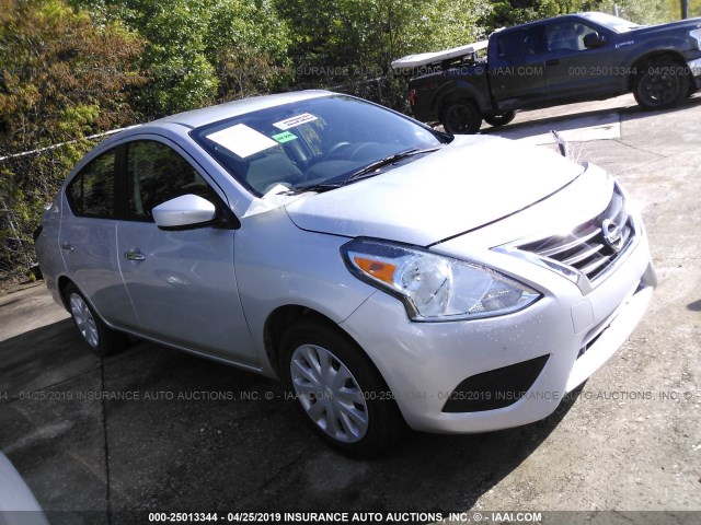 3N1CN7AP6KL812124 - 2019 NISSAN VERSA S/S PLUS/SV SILVER photo 1