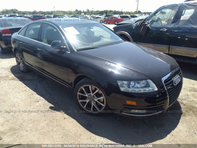 WAUSG74F09N051734 - 2009 AUDI A6 BLACK photo 1