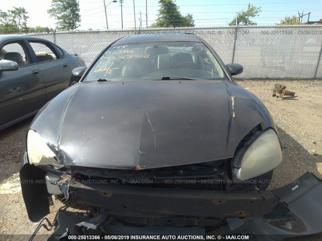 4B3AG52H24E137109 - 2004 DODGE STRATUS R/T BLACK photo 6