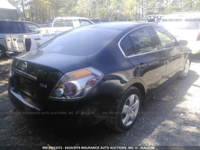 1N4AL21E48N496359 - 2008 NISSAN ALTIMA BLACK photo 4