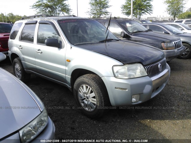 4M2YU56136DJ02974 - 2006 MERCURY MARINER Light Blue photo 1