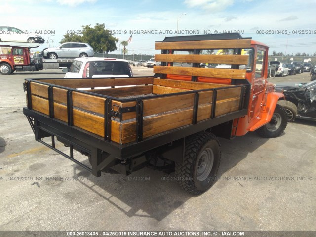 FJ45188168 - 1978 TOYOTA LANDCRUISER  ORANGE photo 4