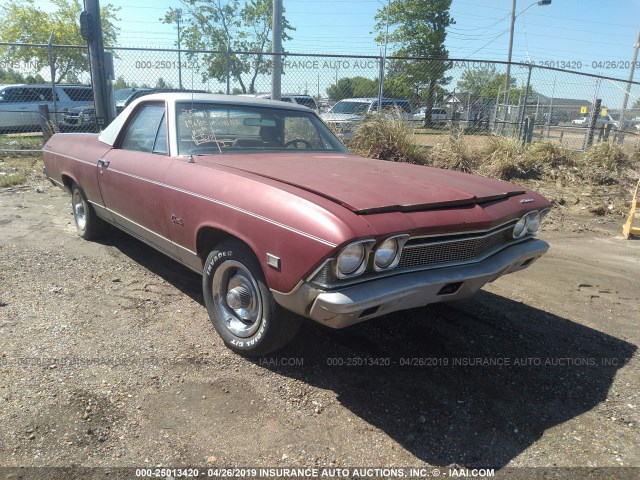 133808B133093 - 1968 CHEVROLET EL CAMINO RED photo 1