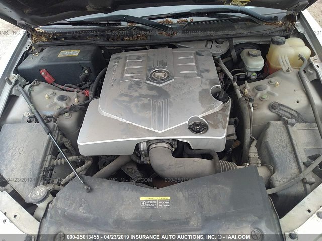 1G6DW677660184524 - 2006 CADILLAC STS SILVER photo 10