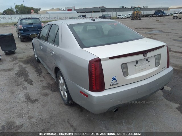 1G6DW677660184524 - 2006 CADILLAC STS SILVER photo 3
