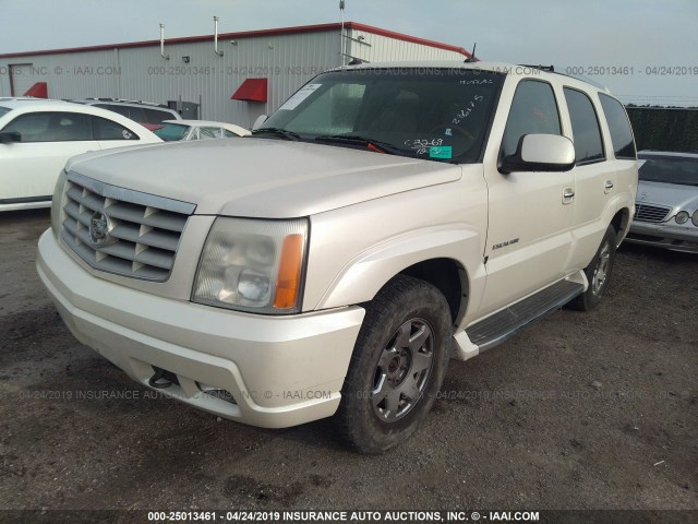 1GYEK63N73R246175 - 2003 CADILLAC ESCALADE WHITE photo 2