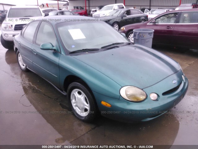 1FALP52U0TG296175 - 1996 FORD TAURUS GL GREEN photo 1