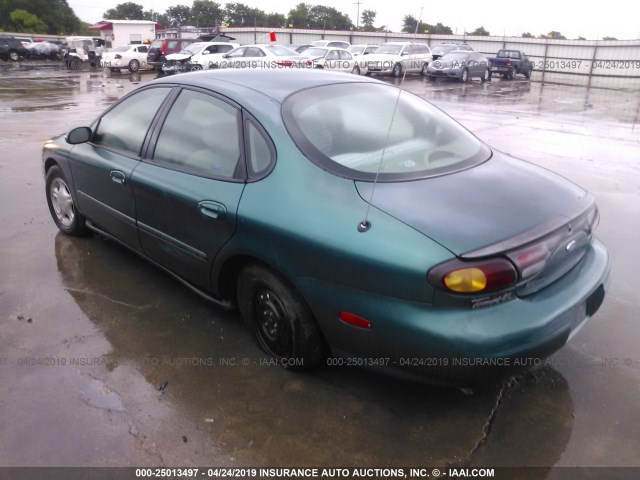 1FALP52U0TG296175 - 1996 FORD TAURUS GL GREEN photo 3