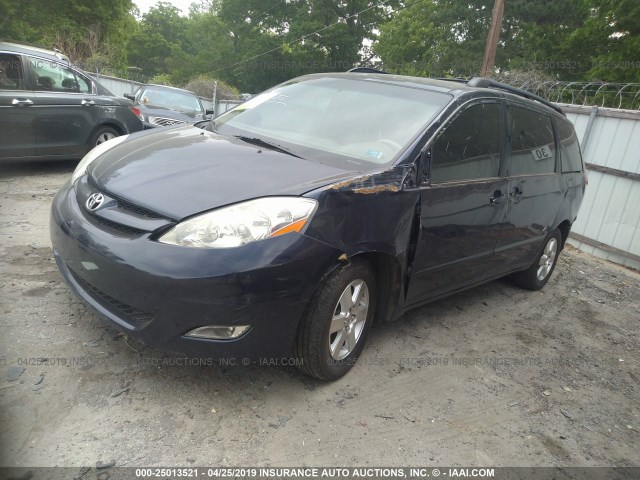 5TDZA22C76S524193 - 2006 TOYOTA SIENNA XLE/XLE LIMITED BLUE photo 2