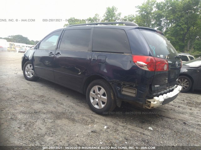 5TDZA22C76S524193 - 2006 TOYOTA SIENNA XLE/XLE LIMITED BLUE photo 3