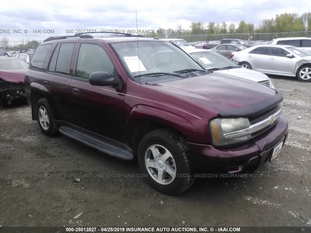 1GNDS13S852327697 - 2005 CHEVROLET TRAILBLAZER LS/LT BURGUNDY photo 1