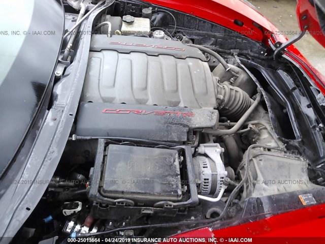 1G1YF2D70F5100415 - 2015 CHEVROLET CORVETTE STINGRAY/3LT RED photo 10