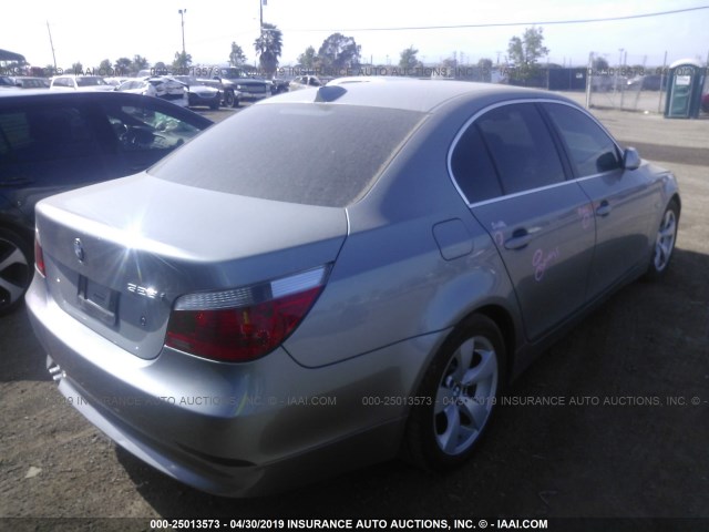 WBANA53544B167184 - 2004 BMW 525 I SILVER photo 4