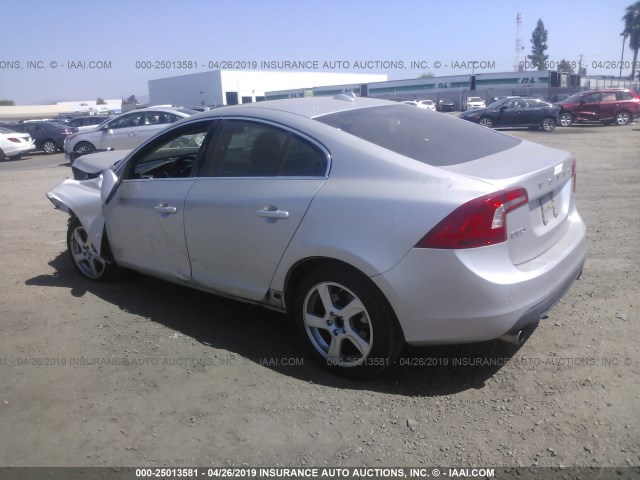 YV1622FS1C2042558 - 2012 VOLVO S60 T5 GRAY photo 3