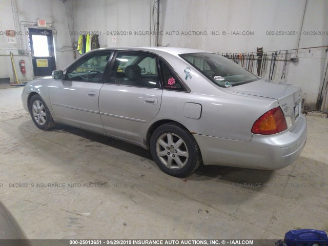 4T1BF28B41U192277 - 2001 TOYOTA AVALON XL/XLS SILVER photo 3