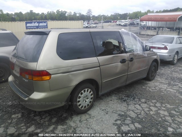 5FNRL18514B026893 - 2004 HONDA ODYSSEY LX BROWN photo 4