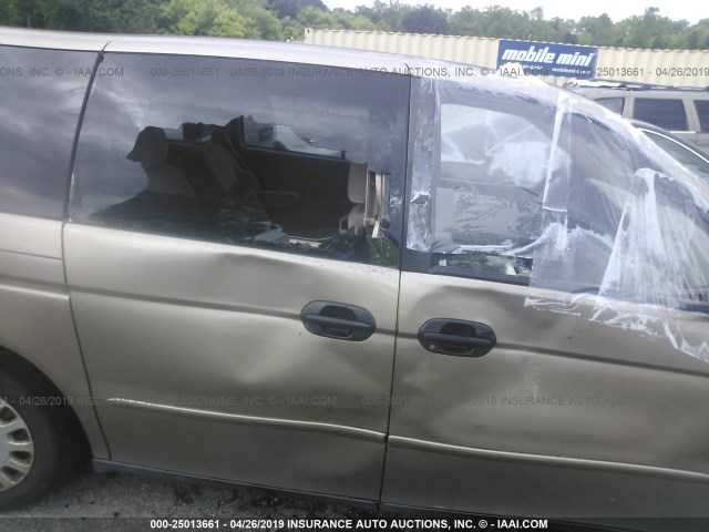 5FNRL18514B026893 - 2004 HONDA ODYSSEY LX BROWN photo 6