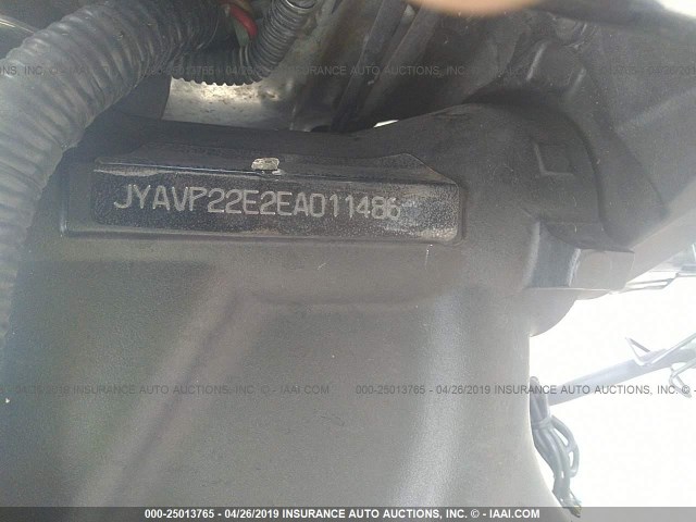 JYAVP22E2EA011486 - 2014 YAMAHA XV1900 CT/CFD SILVER photo 10