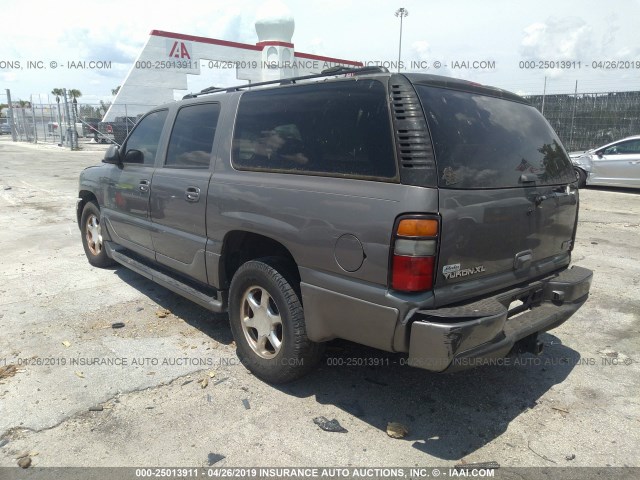 1GKFK66U46J148239 - 2006 GMC YUKON XL DENALI GRAY photo 3