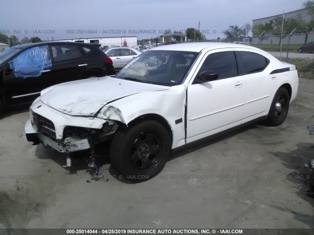 2B3KA43H87H818095 - 2007 DODGE CHARGER SE/SXT WHITE photo 2