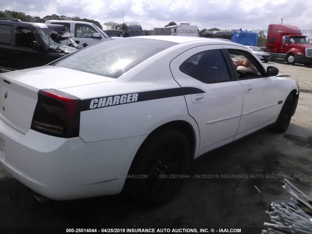 2B3KA43H87H818095 - 2007 DODGE CHARGER SE/SXT WHITE photo 4