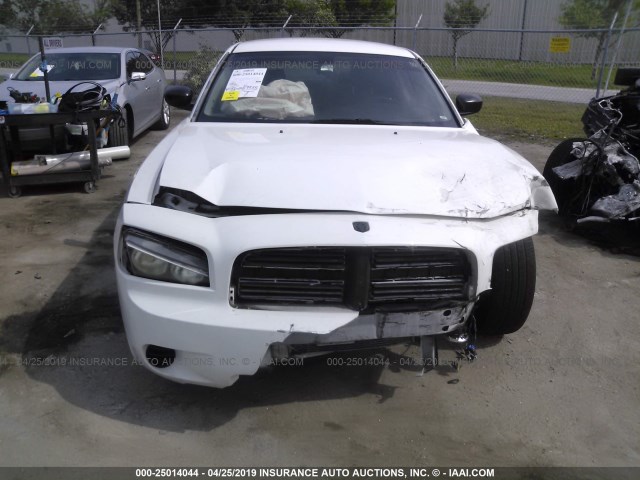 2B3KA43H87H818095 - 2007 DODGE CHARGER SE/SXT WHITE photo 6