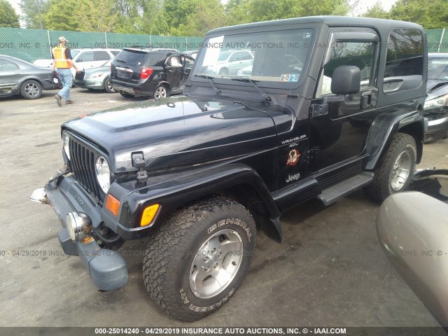 1J4FY49S7XP492083 - 1999 JEEP WRANGLER / TJ SAHARA BLACK photo 2