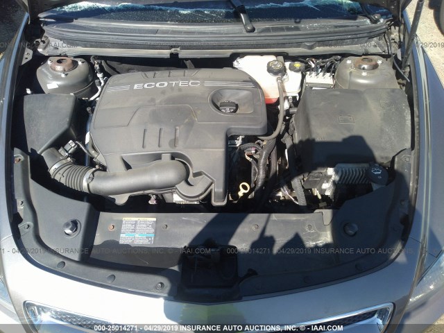 1G1ZC5EB1A4148859 - 2010 CHEVROLET MALIBU 1LT 灰色 照片 10