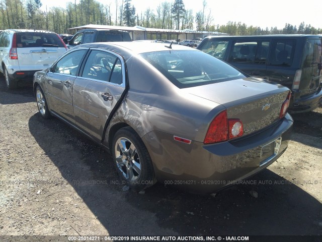 1G1ZC5EB1A4148859 - 2010 CHEVROLET MALIBU 1LT 灰色 照片 3