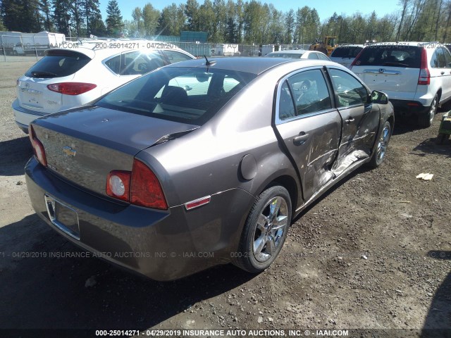 1G1ZC5EB1A4148859 - 2010 CHEVROLET MALIBU 1LT 灰色 照片 4