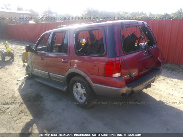 1FMPU17L93LB74091 - 2003 FORD EXPEDITION EDDIE BAUER RED photo 3