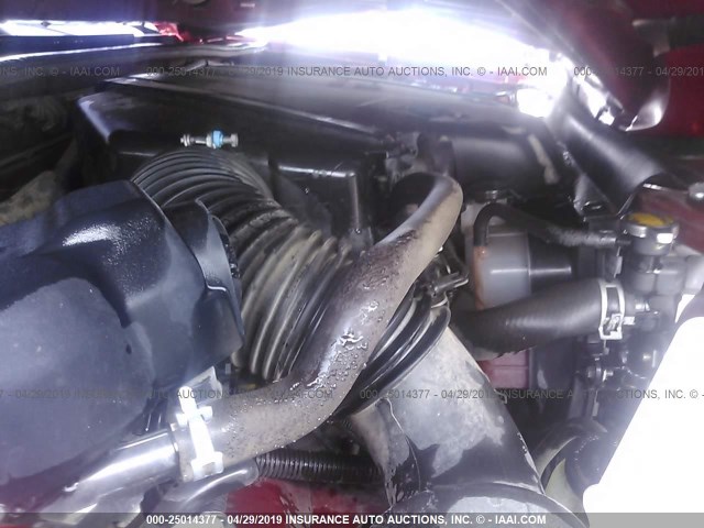 3TMLU4EN5EM136772 - 2014 TOYOTA TACOMA DOUBLE CAB 红色 照片 10