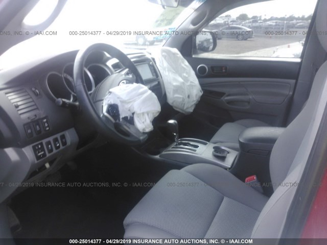 3TMLU4EN5EM136772 - 2014 TOYOTA TACOMA DOUBLE CAB 红色 照片 5