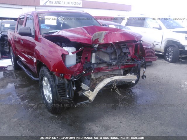 3TMLU4EN5EM136772 - 2014 TOYOTA TACOMA DOUBLE CAB 红色 照片 6