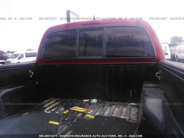 3TMLU4EN5EM136772 - 2014 TOYOTA TACOMA DOUBLE CAB 红色 照片 8