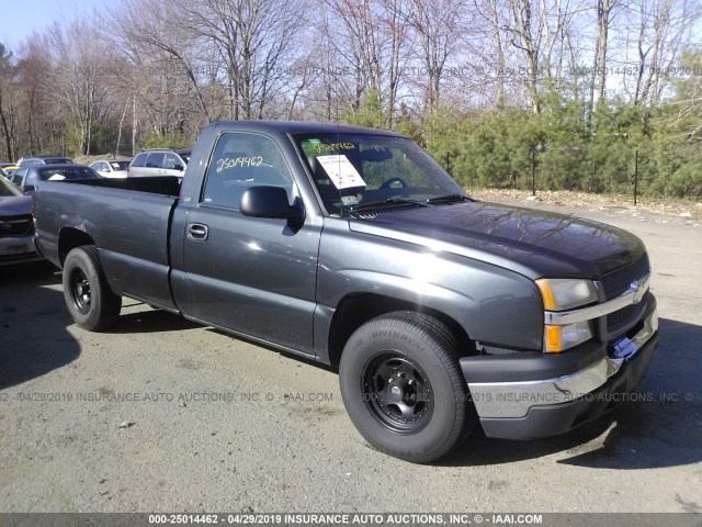 1GCEC14X04Z320656 - 2004 CHEVROLET SILVERADO C1500 GRAY photo 1